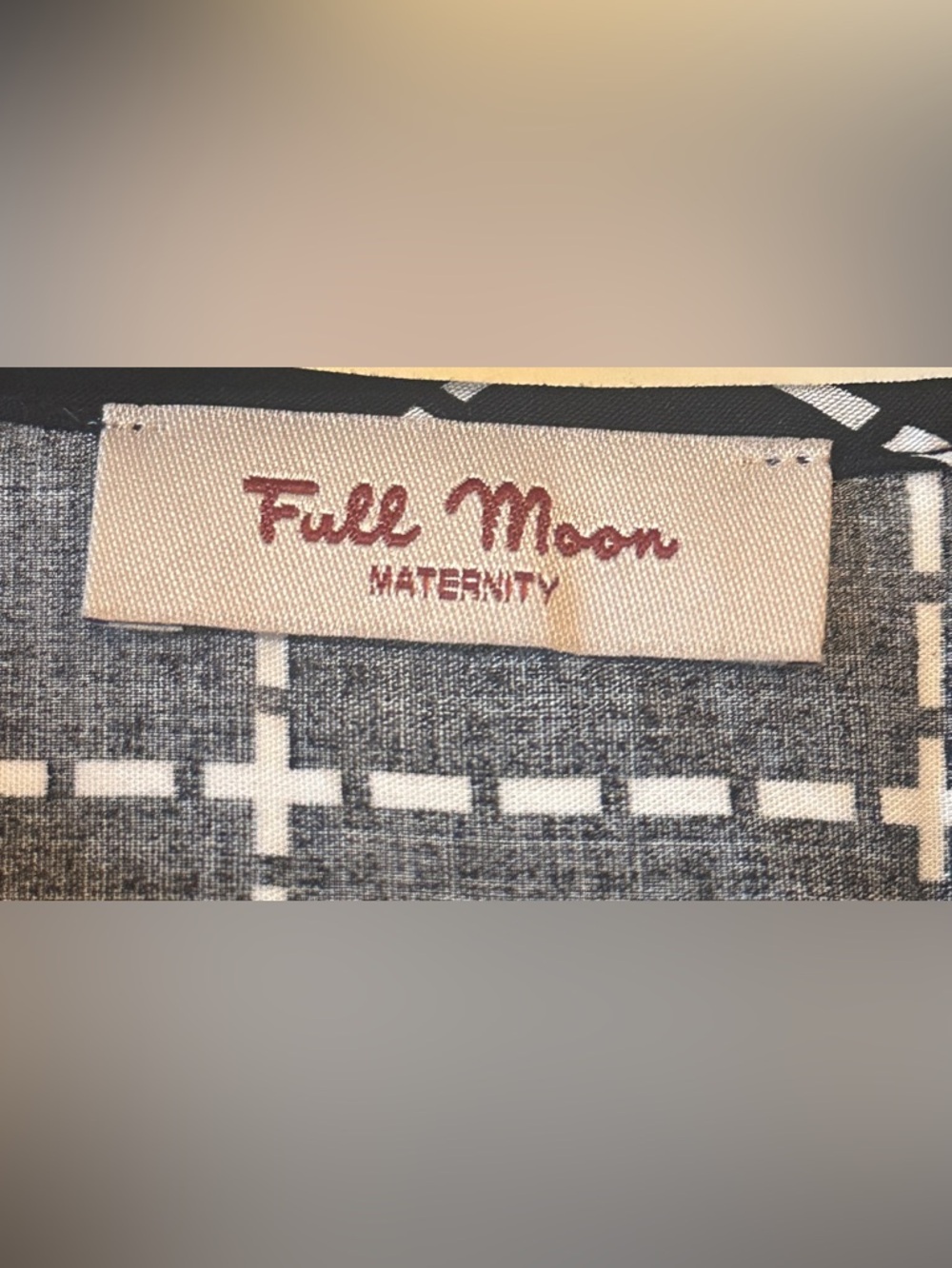Full Moon Luka tie maternity blouse - Picture 7 of 9